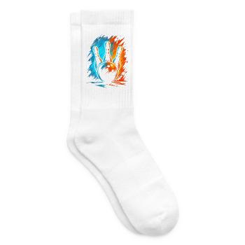 Bowlingkugel Herren Jungen Kinder Bowling - Tennissocken - Weiß - Rechts