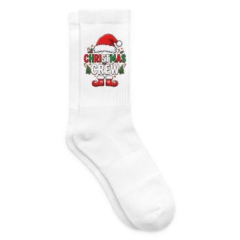 Weihnachts-Crew - Tennissocken - Weiß - Rechts