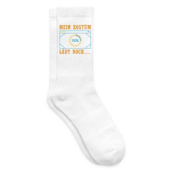Mein Kostüm Lädt Noch - Tennissocken - Weiß - Rechts