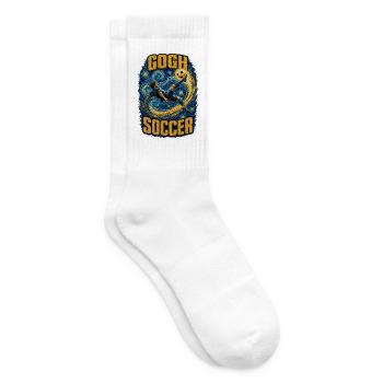 Gogh Fußball  - Tennissocken - Weiß - Rechts