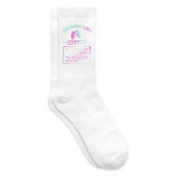 Theater Leben Lustig Schauspieler Drama Musical - Tennissocken - Weiß - Rechts