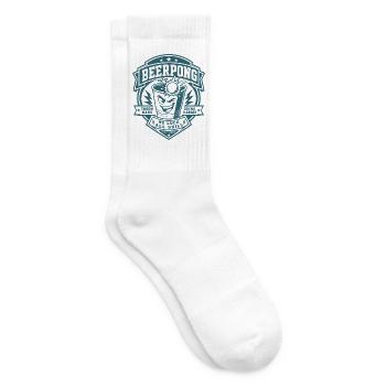 Beer Pong - Tennissocken - Weiß - Rechts