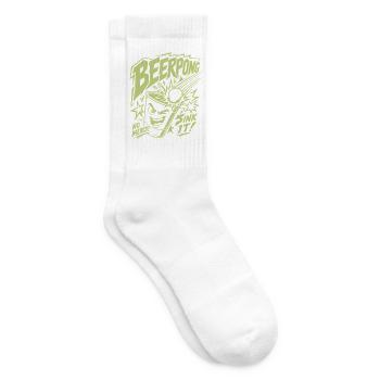 Beer Pong No Mercy - Tennissocken - Weiß - Rechts