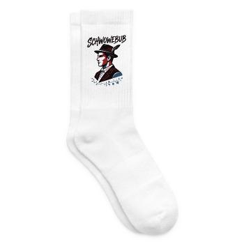 Banater Schwaben | Schwowebub | Tradition - Tennissocken - Weiß - Rechts