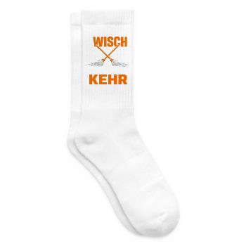 I Wisch I Don't Kehr Haushalt Humor Spruch - Tennissocken - Weiß - Rechts