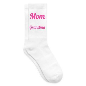Im A Grandma I Do What I Want Nana Mimi Gigi - Tennissocken - Weiß - Rechts