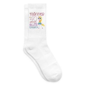 Geburtstag Männer 40 Können Alles Tragen - Tennissocken - Weiß - Rechts