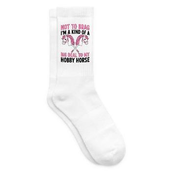 Big Deal To My Hobby Horse - Tennissocken - Weiß - Rechts