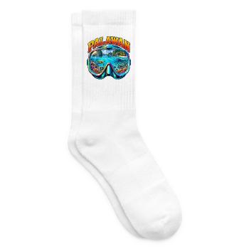 Palawan Philippinen Tauchen Schnorcheln Urlaub - Tennissocken - Weiß - Rechts