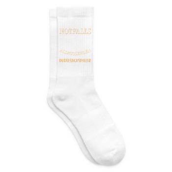 Dudelsackspieler Dudelsack Männer Geschenk - Tennissocken - Weiß - Rechts