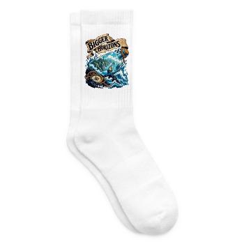 Größere Horizonte - Tennissocken - Weiß - Rechts