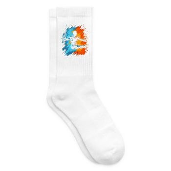 Turner Gymnastik Ringeturnen Ringe Turnen Herren - Tennissocken - Weiß - Rechts