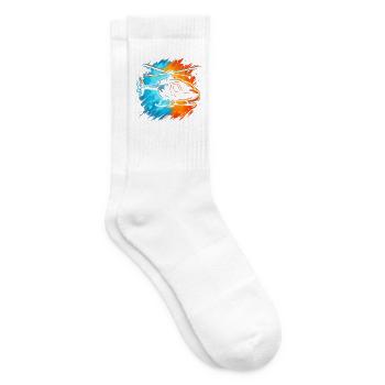Hubschrauber Pilot Jungen Herren Helikopter Kinder - Tennissocken - Weiß - Rechts