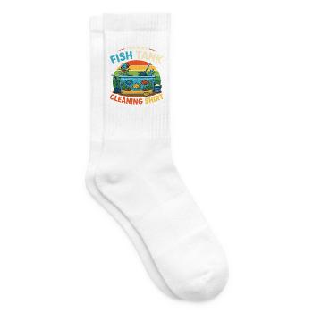 This Is My Fish Tank Cleaning Aquarium Pflege - Tennissocken - Weiß - Rechts