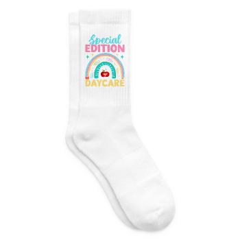 Tagesmutter Special Edition Daycare Nanny - Tennissocken - Weiß - Rechts