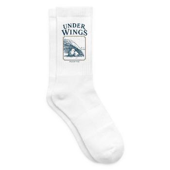 Unter seinen Flügeln - Tennissocken - Weiß - Rechts
