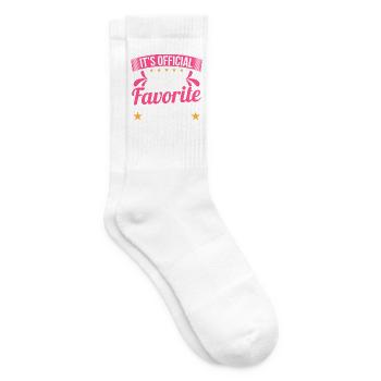 Favorite Grandma Nana Mimi Gigi Grammy Grandmother - Tennissocken - Weiß - Rechts