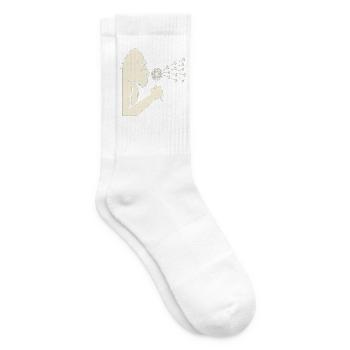 Bigfoot bläst Löwenzahn Vintage - Tennissocken - Weiß - Rechts