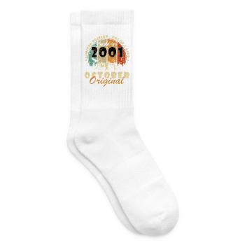 Oktober 2001 Jubiläum 2001 Oktober - Tennissocken - Weiß - Rechts