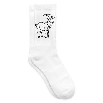 Bergziege - Tennissocken - Weiß - Rechts