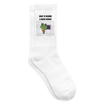 Wie man ein Mathe-Mensch wird - Tennissocken - Weiß - Rechts