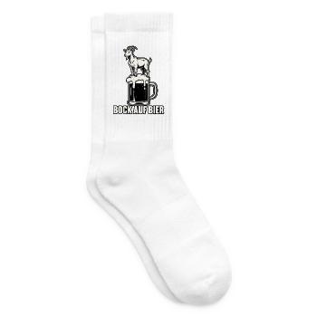 Bock auf Bier - Tennissocken - Weiß - Rechts