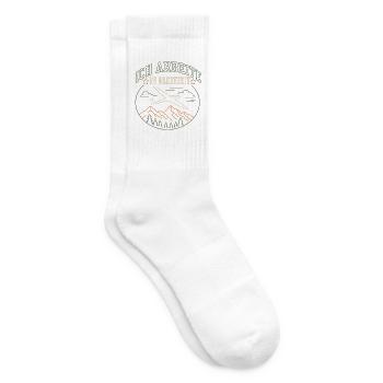 Arbeite in Gleitzeit Segelflieger - Tennissocken - Weiß - Rechts