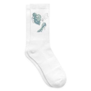 Bigfoot bläst Löwenzahn Vintage - Tennissocken - Weiß - Rechts
