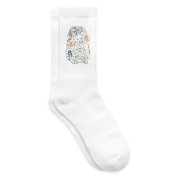 Hummerfänger Hummerfischer - Tennissocken - Weiß - Rechts