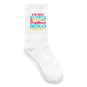 Bingo Game Professional Bingo Caller Bingo - Tennissocken - Weiß - Rechts