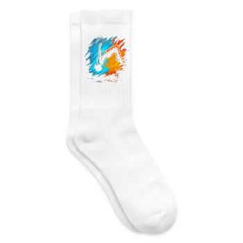 Freerunning Freerunner Herren Parkour Kinder - Tennissocken - Weiß - Rechts