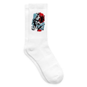 Fußball - Tennissocken - Weiß - Rechts