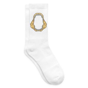 Hai-Kiefer - Tennissocken - Weiß - Rechts