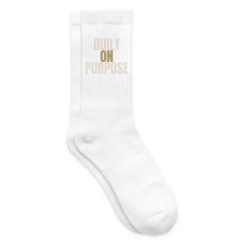 Absichtlich gebaut - Tennissocken - Weiß - Rechts