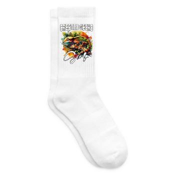 Kronengecko Mädchen - Tennissocken - Weiß - Rechts