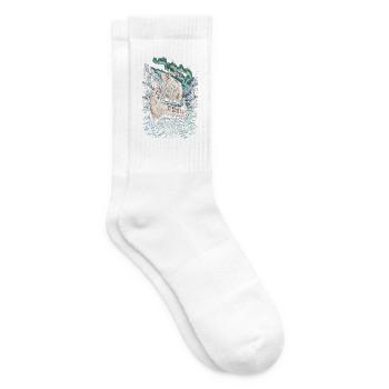 Norwegen Norweger Wikinger - Tennissocken - Weiß - Rechts