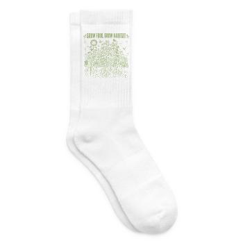 Nahrung wachsen Wachsen Lebensraum - Tennissocken - Weiß - Rechts