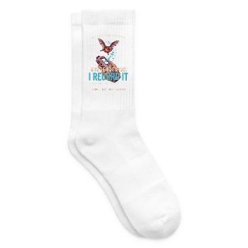 Nachtstimmen Fledermaus Aufnahme - Tennissocken - Weiß - Rechts