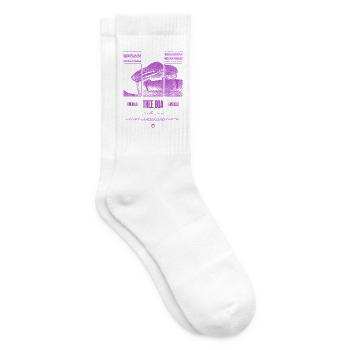 Smaragdbaumboa-Schlangenbesitzer und Reptilienhalter - Tennissocken - Weiß - Rechts