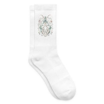 Hummerfänger Hummerfischer - Tennissocken - Weiß - Rechts