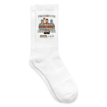 Stolze Schiri Eltern - Tennissocken - Weiß - Rechts