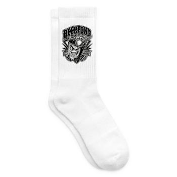Beer Pong University - Tennissocken - Weiß - Rechts