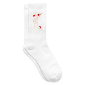 House Painter Dad Unique Gifts - Tennissocken - Weiß - Rechts