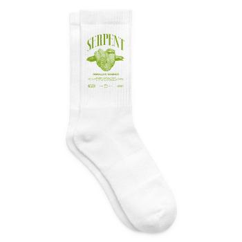Smaragdbaumboa-Schlangenbesitzer und Reptilienhalter - Tennissocken - Weiß - Rechts