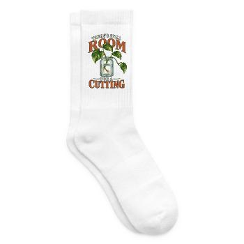 Es ist noch Platz für einen Stichling - Tennissocken - Weiß - Rechts