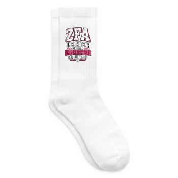 ZFA Zahnmedizinische Fachangestellte - Tennissocken - Weiß - Rechts