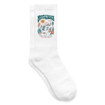 Myrtle Beach 2026 Surf & Sonne - Tennissocken - Weiß - Rechts