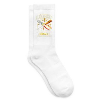 Elektriker Sei Nett Zu Mir Ich Könnte Es Wie EIN  - Tennissocken - Weiß - Rechts