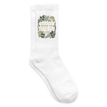Menopause-Gehirnnebel-Humor Ich hatte einen Punkt. - Tennissocken - Weiß - Rechts