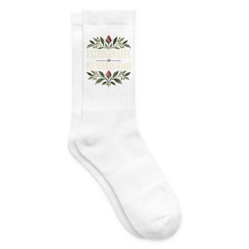 Menopause: Dass Östrogen Grenzen verlassen hat, blieben bestehen - Tennissocken - Weiß - Rechts